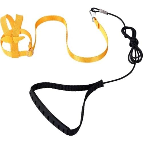 B2QB Pet Bird Outdoor Training Toy Parrot Anti-bite Harness Leash Kit Adjustable Flying Rope with Cute Wing for c.ckatooes