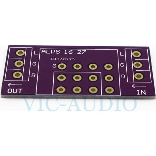 ALPS 16 Or 27 Type Universal Potentiometer Adapter Plate Mounting PCB Sheet Semi-Finished Line With Terminals Free Shipping