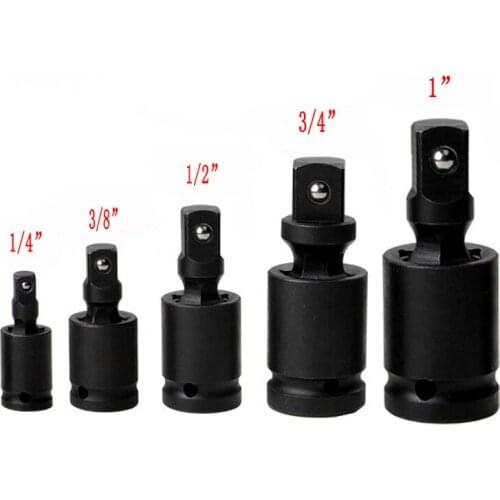 1/4" 1/2" 3/8" 3/4"1" Joint Drive Bendy 360 Degree Universal Ratchet Socket Wrench Car Repair Wrench Pneumatic Tool