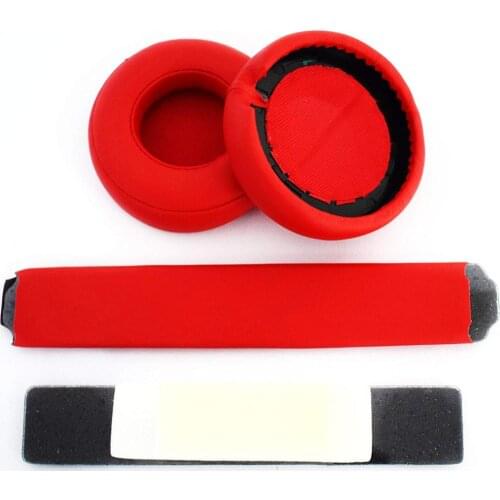 VEKEFF Replacement Ear Top Headband Cushion Earpad Set For Monster Beats By Dr.Dre PRO DETOX Headphones