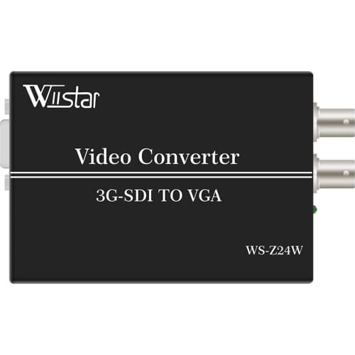 Wiistar SDI Video Audio Converter SDI to VGA SDI Audio Video Converter SD HD 3G SDI to VGA + Audio Converter for Monitor