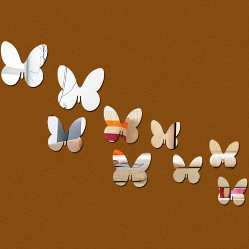 2019 real new design mirror wall diy Europe Acrylic Pattern living room stickers home decoration gift sticker home decor