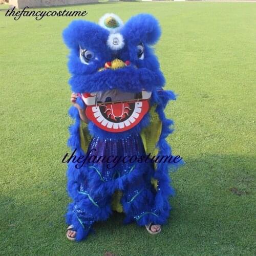 2-5 Age 12 inch Royal Lion Dance Mascot Costume For Children Cartoon Family Props Outfit Dress Party Carnival Festivall