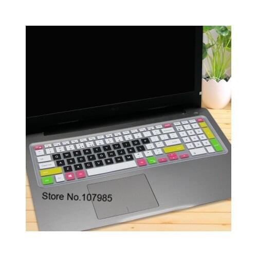 15 inch laptop keyboard cover Protector for Dell inspiron 15 5000 5568 15CR 15cr-4528b Vostro 15-3559 Ins15 5565 5567 7567
