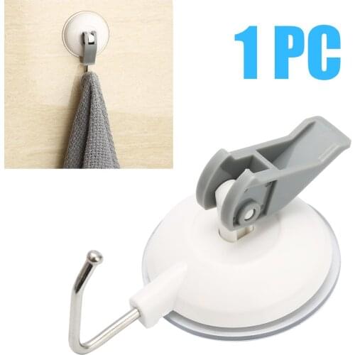 3KG Max Payload Vacuum Suction Cup Hook Removable Wall Hook Bath Towel Heavy Duty Suction Cup Hooks