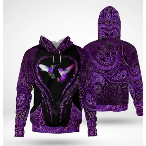 Love Hummingbirds 3D Hoodies Printed Pullover Men For Women Funny Sweatshirts Fashion Animal Sweater Drop Shipping 01
