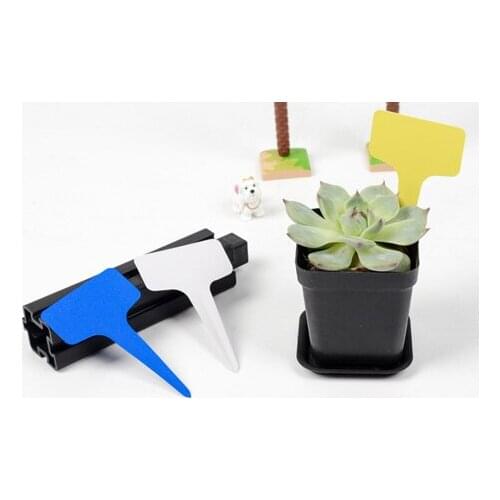 5pcs Plastic Plant Label Flower Tags Markers Nursery Garden Labels Stick Gardening Card
