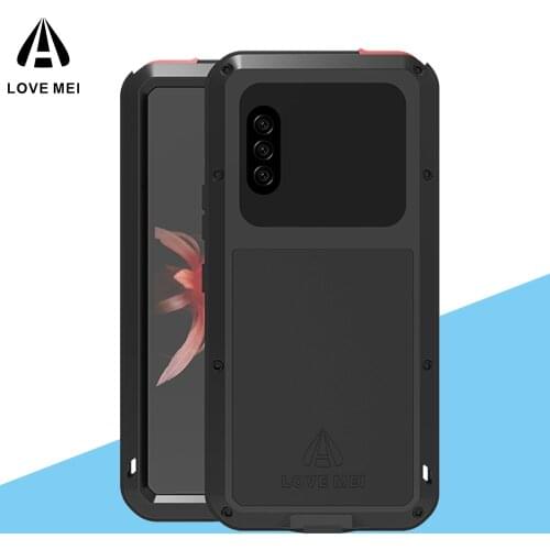 LOVE MEI For Sony Xperia 10 II Case Shock Dirt Proof Water Resistant Metal Armor Cover Phone Case For Sony Xperia 1 II
