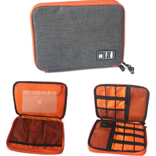 Travel Bag Storage Bag For Ipad organizer USB data cable earphone wire pen power bank Digital Accessories