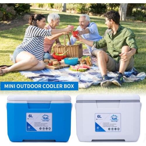 6L Outdoor Car Insulation And Cooling Dual-use Box Car Cooler Box Ice Organizer Medicine Preservation Box Barbecue Fishing Box