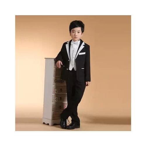 Ballroom (coat + pants )Swallowtail Kids Suit Boys Wedding Party Dress Sets Children Wedding for Boys' Attire Free Shipping