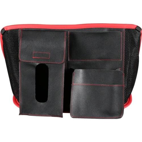 Leather Seat Storage Bag Hanging Bag Multi-Function Car Storage Bag Large Capacity Storage Bag Car Supplies
