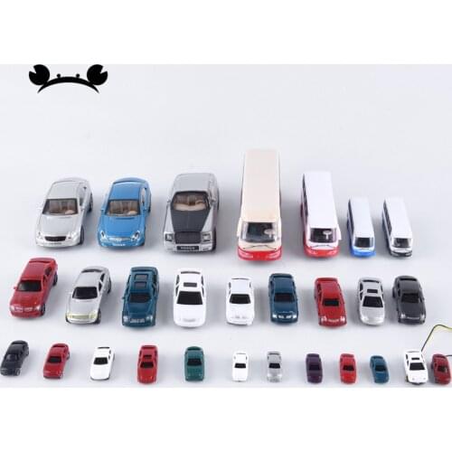 New 2pc/10pcs/50pcs 1:75 1:100 1:150 1:200 scale Model car Truck Bus Building Train Layout model train railway modeling