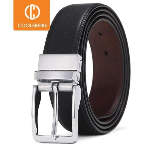 Men Luxury Brand Strap Male Rotary Pin Buckle Vintage Jeans Belt Long Waist Cowhide Genuine Smooth Leather Belts HQ114