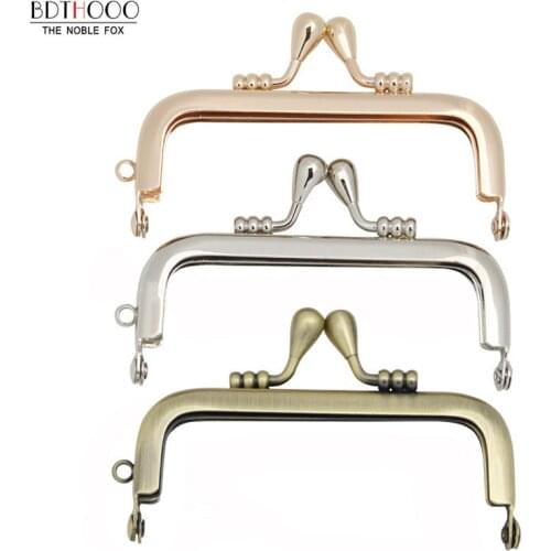 8.5 cm Non-porous Metal Purse Frames DIY Coin Purse Frame For Bag Parts Kiss Clasp Metal Frame Accessories for Bags