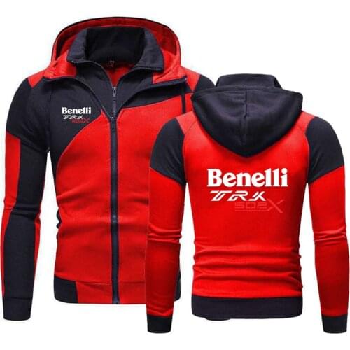 New Autumn Benelli TRK 502X High School Comfortable Printing Fashion Clothing Hip Hop Tracksuit Snowy Day Warm Zipper Hoodies