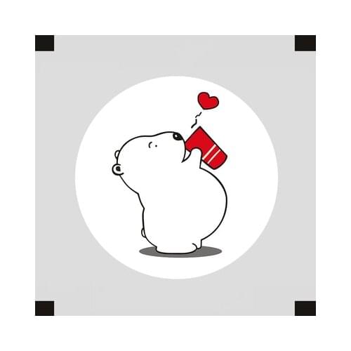 Disposable Cups Seal Film Membrane Cover Lids Wrap Pierce-it-Lite to Seal Dia. 90 / 95 Plastic Cups about 2000pcs Bear