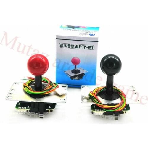 Original JLF-TP-8YT-SK Japan Sanwa Arcade Stick 5Pin Arcade game joystick Fighting rocker with Joystick shaft and cover