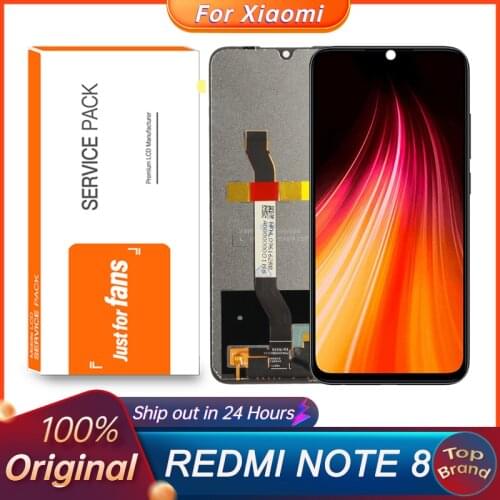 Original 6.3 Inch Display with frame for Xiaomi Redmi Note 8 LCD Display Screen Touch Digitizer Redmi Note 8 Repair Parts