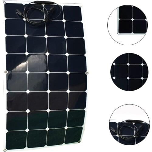 Solar Panel 100w sunpower cell, more than 23% charging efficiency each Solar Cell is more than 3.4W with 32pcs