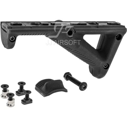 Angled Grip Toy Accessories Tactical Plastic Handgrip Handstop Hand Stop for 20mm KeyMod M-LOK MLOK Rail System