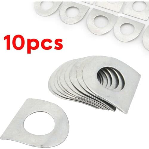 10 universal Spring washer For Kawasaki for Harley Spring leaf Motorcycle Durable Footrest Pads NEW