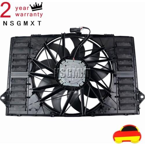 AP01 Radiator Cooling Fan Assembly 97010606103 For Porsche 2009-2016 3.6L 3.0 TDI 97010606105 97010606104 97010606106