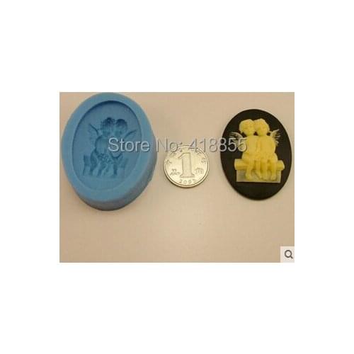Hot Sale Chocolate Silicone Mold Fondant Cake Decoration Mold Candy Mold Baby Angel Soap Mold Soap Flower Confetti Moulds PRZY