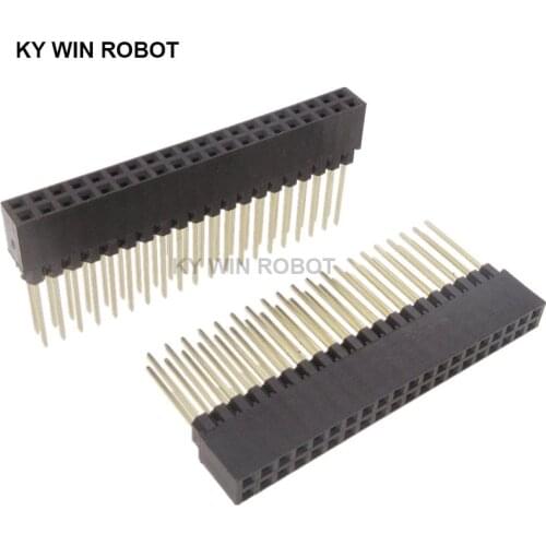 1pcs Stacking Header for Raspberry Pi A+/B+/Pi 2/Pi 3 - 2x20 Extra Tall Header