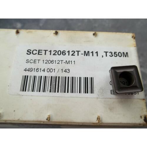 10PCS CARBIDE INSERT SCET120612T-M11，T350M