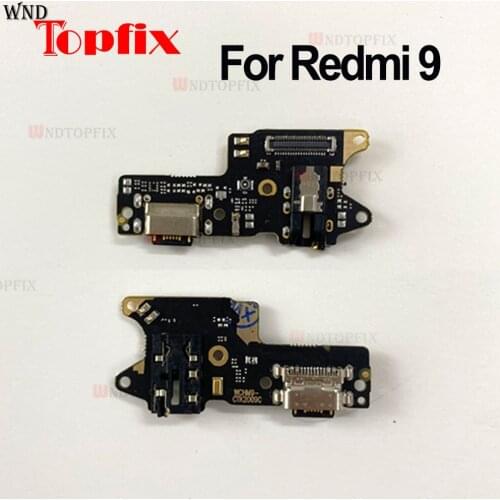 100% Tested For Xiaomi Redmi 9 Charging Port Connector Board Parts Flex Cable