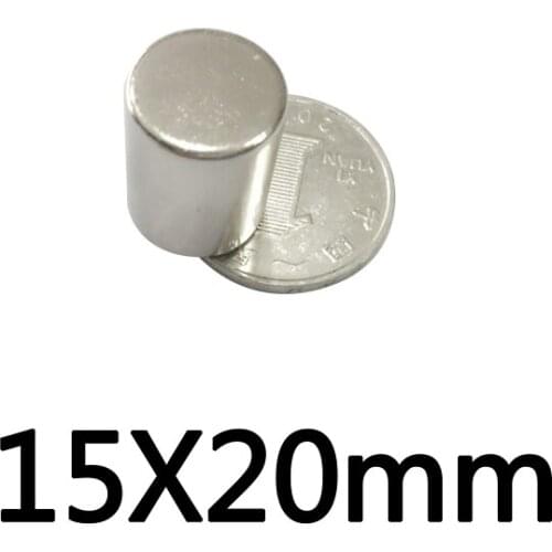 2/5/10PCS 12x20 mm Super Powerful Strong Magnetic Magnets Permanent N35 Neodymium Magnets 12mmx20mm Small Round Magnet 12*20 mm