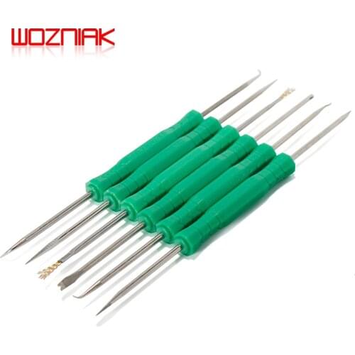 YIHUA-126 Series 6 Set flux soldering tool with 12 useful Remove welding with circuit board parts Welding aid tools