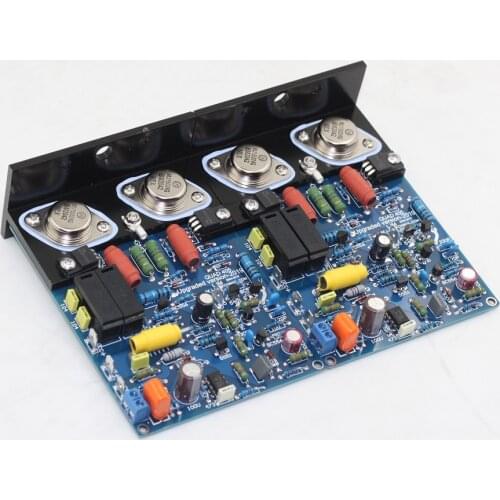 2 Piece QUAD405 CLONE Power Amplifier Dual Channel With Angle Aluminum Original ONSEMI MJ15024