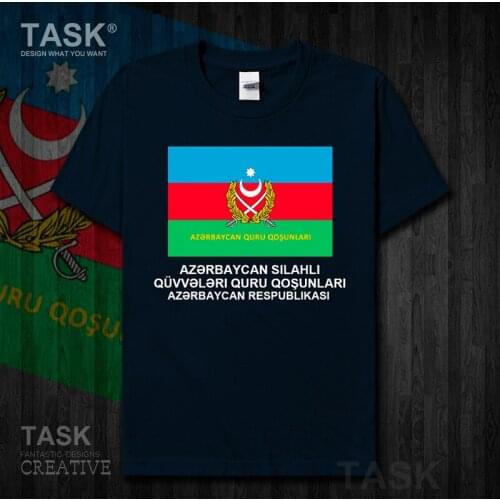 Army Azerbaijan Azerbaijani AZE t shirt Military Tactical country clothes Short sleeve new Tops Fashion sweatshirt cotton 01