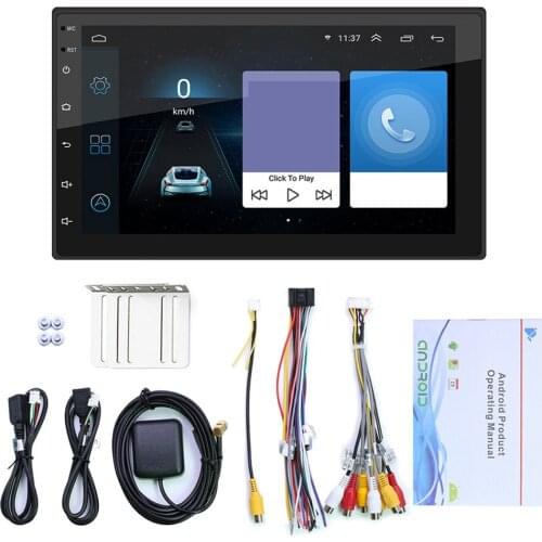 Android 2 Din Car radio Multimedia Video Player 1+16G Universal auto Stereo GPS MAP For Nissan For Hyundai