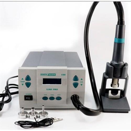 QUICK 861DW hot air gun lead free heating soldering station 1000W Rework Station + nozzle IC CPU motherboard phone repair tool