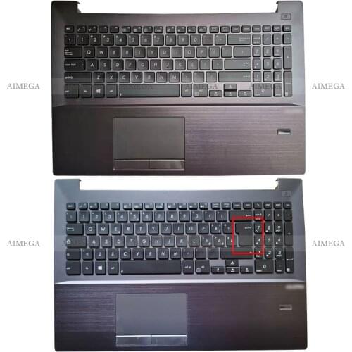 For ASUS B551L B551LA B551 B551LG B551LB Laptop Palmrest Upper Case US UK Keyboard With Touchpad