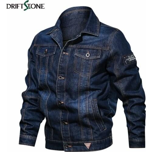 DRIFTSTONE Mens Denim Jackets