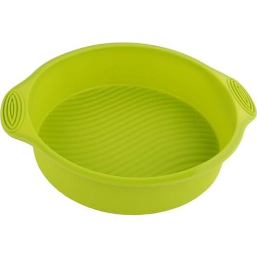 1PC 28.5CM Eco-friendly Colorful 3D Silicone Cake Mold Cake Tools Cake Molds Big Round Cake Mold Easy Demoulding LB 359