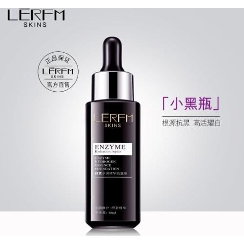 LERFM Enzyme Hydrating Essence Muscle Primer Hydrating Locking in moisture Repairing Essence Muscle Primer Black Bottle
