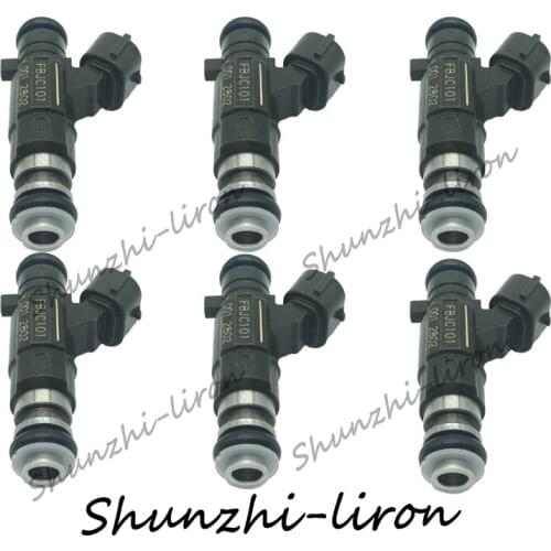 6pcs Fuel Injector Nozzle For NISSAN X-TRAIL T30 QR25DE 2.5L I4 MURANO Z50 VQ35DE 3.5L V6 OEM:FBJC101 FBJC 101