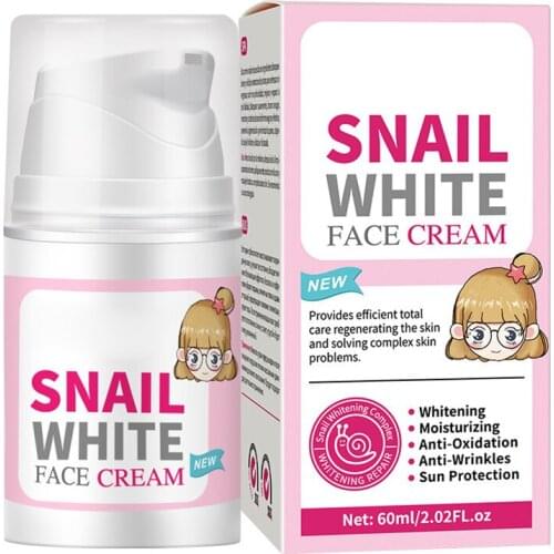 Snail Facial Cream Soft Moisturizing Delicate Reduce Dark Pore Essence Cream Anti Wrinkle Face Care Lotion