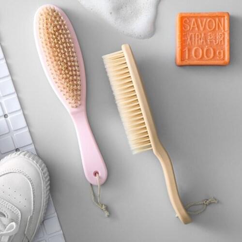 Soft hair brush home washing shoe artifact does not hurt shoes long handle board brush multi-function cleaning laundry brush