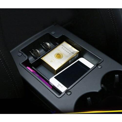 Car Center Stowing Tidying Armrest Storage Box Organizer for Porsche Macan 2014 2015 2016 2017 Cayenne 2011 2012 2013 - 2019