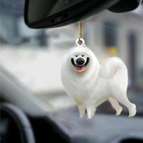 Novelty Puppy Car Pendant Interior Accessories Cute Auto Decoration Easter Gifts Charms Home Wall Keychain