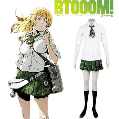 S-3XL Can be tailored Anime BTOOOM! Cosplay HIMIKO Woman Halloween party Cosplay Costume