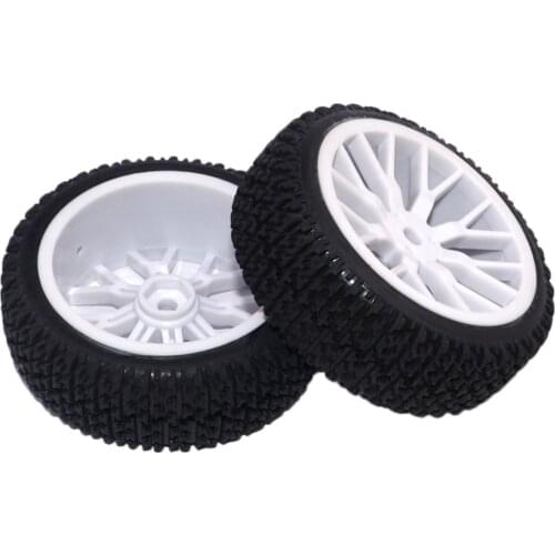 2pc Tires Off-road Tires Buggy Tyre for 1:16 HPI HSP ZDRacing LRP Wltoy