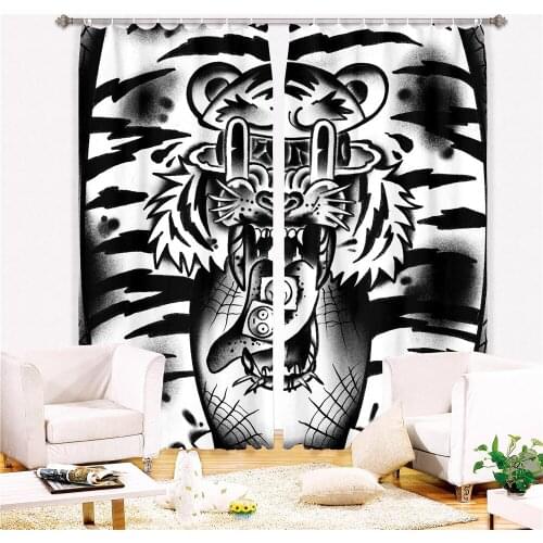 Animal Series Blackout Curtains For Living Room Black Window Curtains For Bedroom Curtains Fabrics Window Treatments Drapes