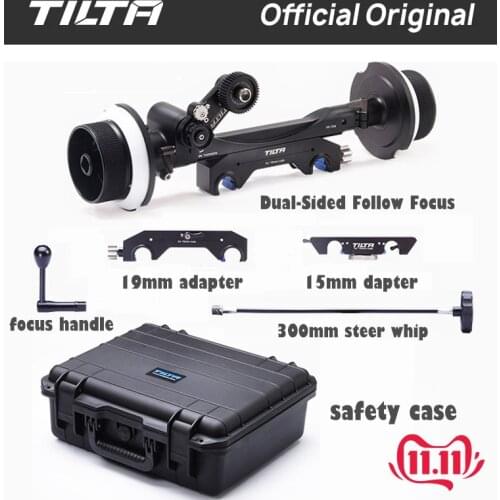 Tilta Dual Side Follow Focus Cine Film Follow Focus Kit FF-T04 for Flim Studio 19mmm rail system for RED ARRI BLACKMAGIC